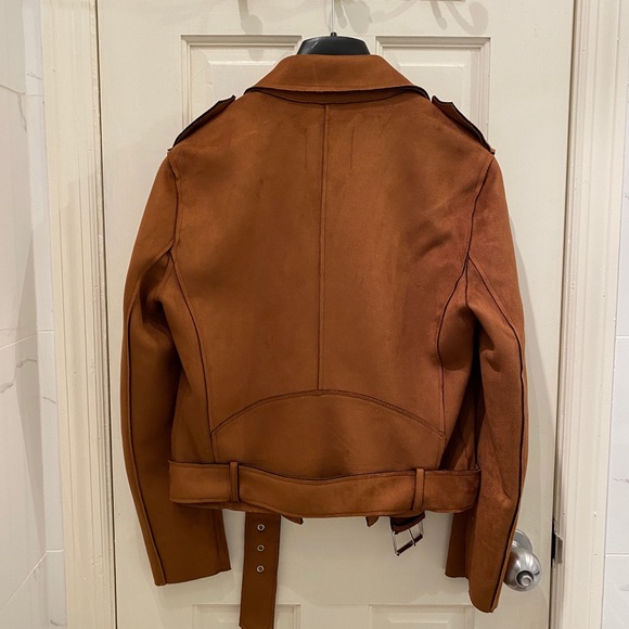 Mango suede biker jacket - Picture 9 of 10